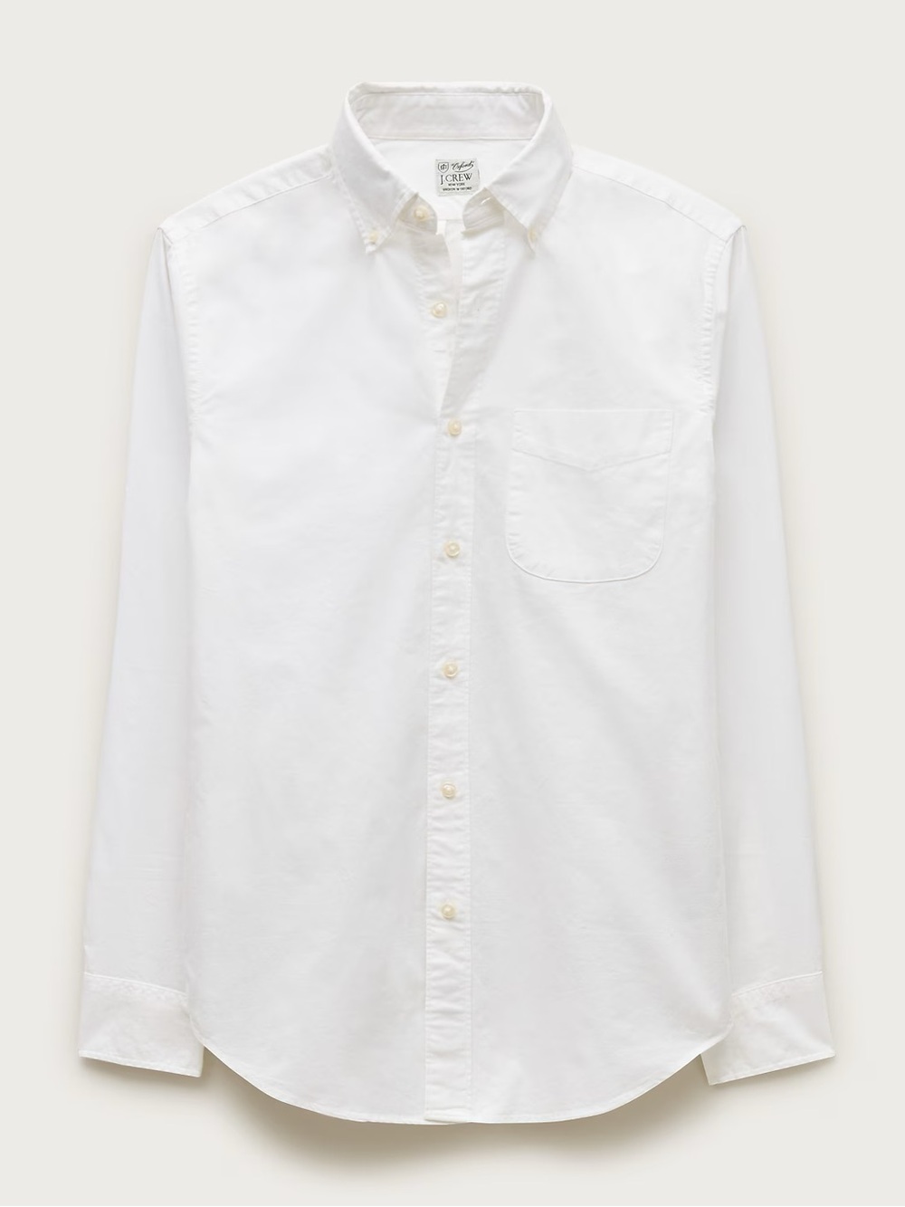 J. Crew Broken-in organic cotton oxford shirt in White Size M NWT $98 BT378 - Picture 6 of 10